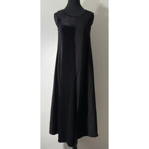 Rowe Black Sleeveless Maxi Dress Solid Lightweight Long Women Size 10